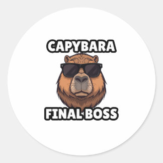 Autocollant de Capybara Boss Final