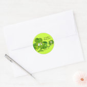 Autocollant de caricature pour Shamrock irlandais (Enveloppe)