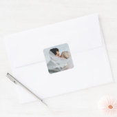 Autocollant de Carré de mariée romantique et Maria (Enveloppe)