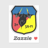 Autocollant de carré de patch Backbird +3 (Feuille)