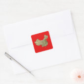 Autocollant de carte de Chine (Enveloppe)