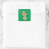 Autocollant de carte de Guyana (Sac)