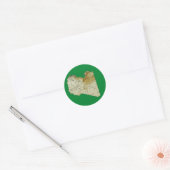 Autocollant de carte de Libye (Enveloppe)
