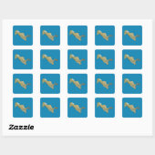 Autocollant de carte de l'Ouzbékistan (Feuille)
