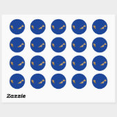 Autocollant de carte de Malaisie (Feuille)