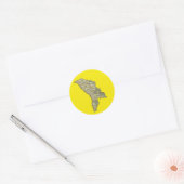 Autocollant de carte de Moldavie (Enveloppe)