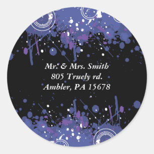 Autocollant de carte- de réponse de bat mitzvah d