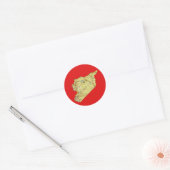 Autocollant de carte de Syrie (Enveloppe)