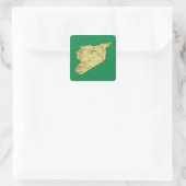 Autocollant de carte de Syrie (Sac)