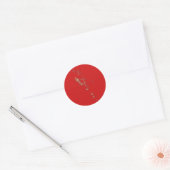 Autocollant de carte de Vanuatu (Enveloppe)