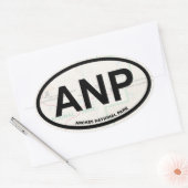 Autocollant de carte de voûtes (texte noir) (Enveloppe)