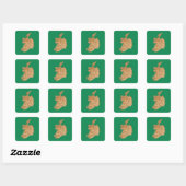 Autocollant de carte d'Irlande (Feuille)