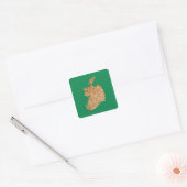 Autocollant de carte d'Irlande (Enveloppe)