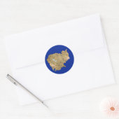 Autocollant de carte du Cambodge (Enveloppe)