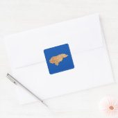 Autocollant de carte du Honduras (Enveloppe)