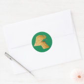 Autocollant de carte du Koweït (Enveloppe)