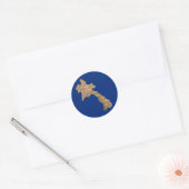Autocollant de carte du Laos (Enveloppe)