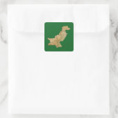 Autocollant de carte du Pakistan (Sac)