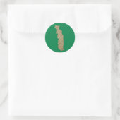 Autocollant de carte du Togo (Sac)