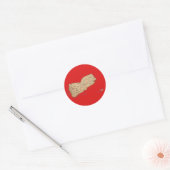 Autocollant de carte du Yémen (Enveloppe)