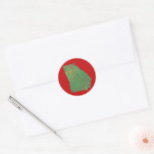 Autocollant de carte Géorgie (Enveloppe)