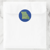 Autocollant de carte Missouri (Sac)