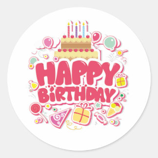 Autocollant de célébration d'anniversaire ⭐