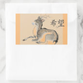 Autocollant de CERF JAPONAIS AVEC MASQUE DE PROTEC (Sac)