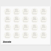 Autocollant de certificat d'authenticité de luxe | (Feuille)