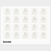 Autocollant de Certificat d'Authenticité de Luxe | (Feuille)