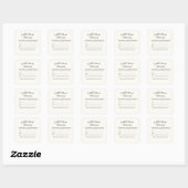 Autocollant de Certificat d'Authenticité Luxe | Iv (Feuille)