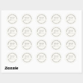 Autocollant de Certificat d'Authenticité Luxe | Iv (Feuille)