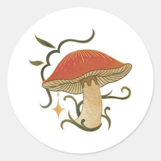 Autocollant de champignon magique (Devant)