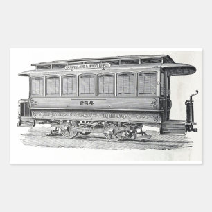 Autocollant de chariot vintage