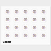 Autocollant de charme de chat (Feuille)
