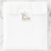 Autocollant de chasseur de têtes du Bornéo (Sac)