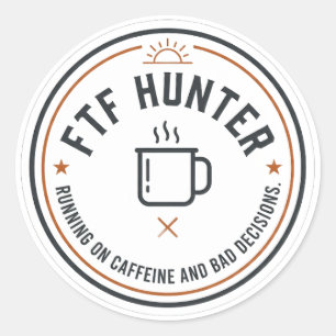 Autocollant de chasseur FTF
