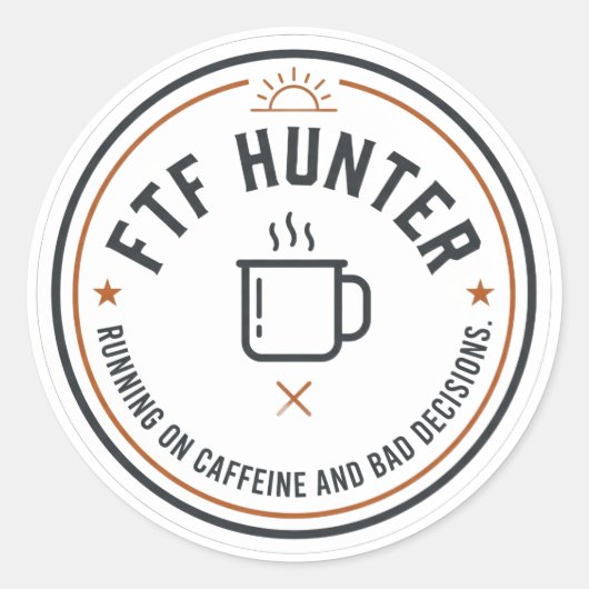 Autocollant de chasseur FTF (Devant)
