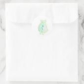 Autocollant de chat blanc majestueux, élégant chat (Sac)