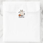 Autocollant de chat fantôme effrayant | Chat fantô (Sac)