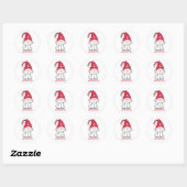 Autocollant de chat gnome mignon (Feuille)