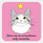 Autocollant de chat inspirant Gizmo Miracles (Devant)