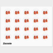 Autocollant de chat mignon, câlin et douillet (Feuille)
