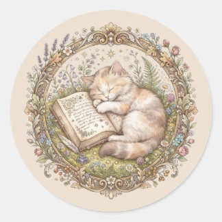 Autocollant de chat mignon personnalisé