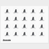 Autocollant de chat Pawssassin (Feuille)