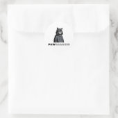Autocollant de chat Pawssassin (Sac)