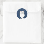 Autocollant de chat persan chinchilla adorable (Sac)