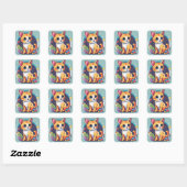 Autocollant de chat pour enfants jouable (Feuille)