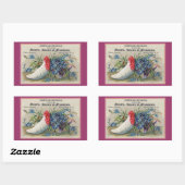 Autocollant de chaussures victorien (Feuille)