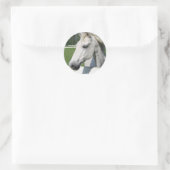 Autocollant de cheval blanc (Sac)